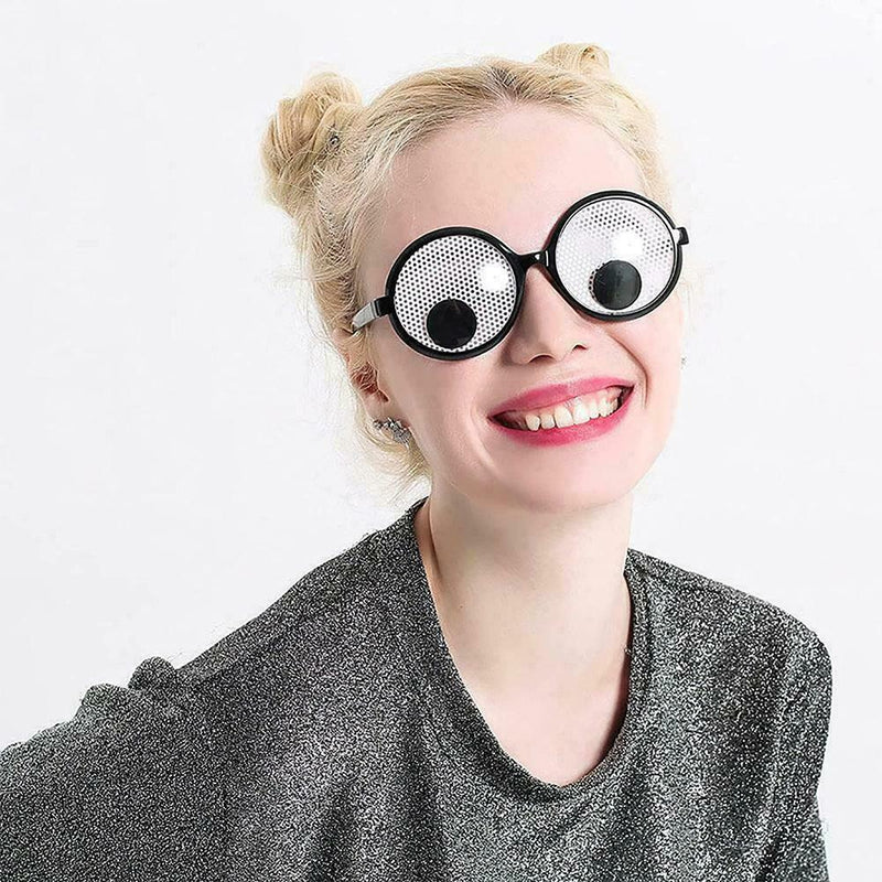 Eyes Glasses Funny Shaking Costume Eyes Glasses Funny Glass Eyes Goggles I4M6