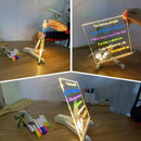 Transparent Acrylic Dry Erase Memo Message Board Writing Board With LED Li 7T_