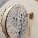 Shaman Drum Decoration Tree Design Handmade Craft Ornament Wooden Music Drum
