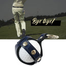 Cowhide Golf Ball Bag Small Golf Ball Protective Cover Outdoor Golf Accessories