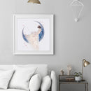 DIY Cartoon Girl Mosaic Drawing Home Decor Round Drill Diamond Painting Kit