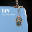 6pcs Cartoon DIY Diamond Painting Keychain Full Mosaic Cross Stitch Keyring Kits