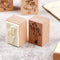 DIY Albums Forest Plants Wooden Rubber Stamp Flower Girl Printed Scrapbooking
