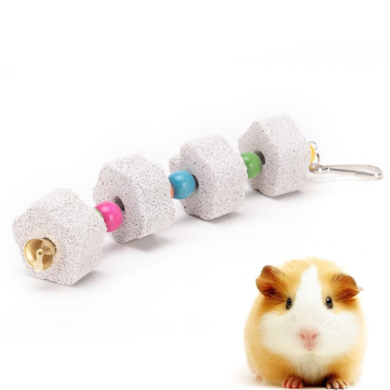 Aediea Toys for Parrots, Birds, Teeth, Chewing, Minerals, Stone