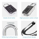 Hardware Accessories 4 Digit Security Padlock Door Padlock Gym Combination Lock