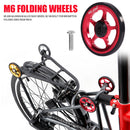 Mi.Xim CNC Aluminum Rear Rack Easywheel with M6 Bolt for Brompton Folding Bike