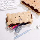 Capacity Biscuit Shape Pencil Case Stationery Bag Pen Storage Student Supplies