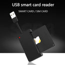 USB Smart Card Reader Bank Card IC ID EMV DNIE SIM Adapter for PC Computer