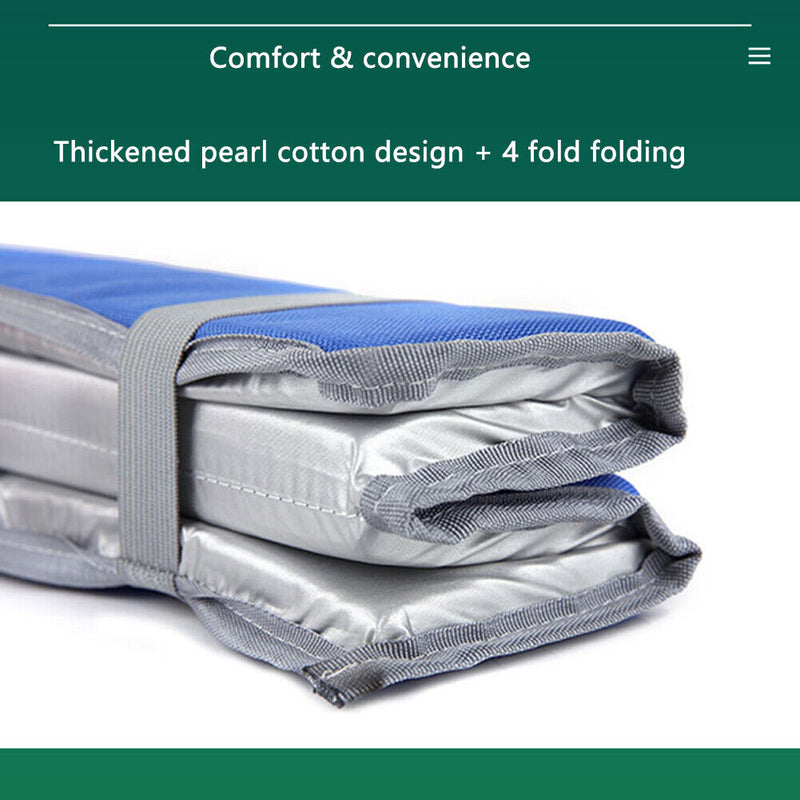 Beach Camping Mat Outdoor Folding Cushion for Mountaineering Trekking Stadium