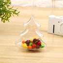 Party Supplies Wedding Decoration Christmas Tree Shape Candy Box Plastic Box