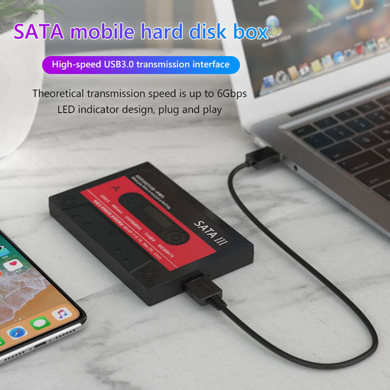 2.5 inch HDD SATA USB3.0 HDD Case 6Gbps 6TB External Hard Drive Enclosure