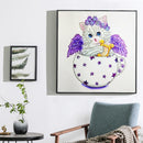 AnySell Cute Cat Cup 5D Diamond DIY Painting Embroidery Craft Kit Living Room Sleep