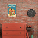 Home Weatherproof Retro Chic Food Sign Iron Painting Wall Drawing Templates