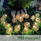 7m 30LED Crystal Balls Solar Light Waterproof Outdoor Lamps (Warm White) Newly