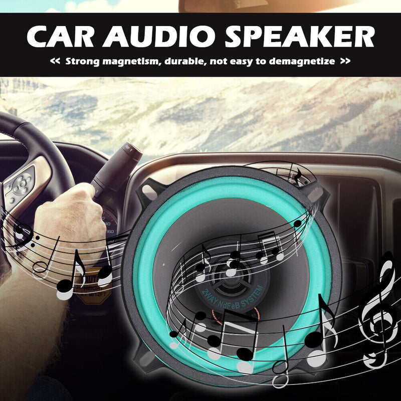 VO-502 5 inch 100W 2 Way Car Coaxial Speaker Auto Audio Music Loudspeaker