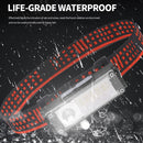 XPE LED Headlamp 4 Gears 400lm Waterproof Head Torch for Running Camping