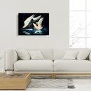 Full Round 5D DIY Diamond Painting Two Swans Embroidery Mosaic Cross Stitch