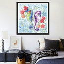 5D DIY Diamond Painting Hippocampus Kits Full Round Drill Wall Rhinestone Decor