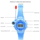 2pcs Watch Wireless Walkie Talkie Long Distance Call Kids Toys (Blue) Newly