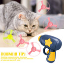 Cats Interactive Toys Flying Saucer Luminous Dragonfly Disc (Dark Blue) Newly