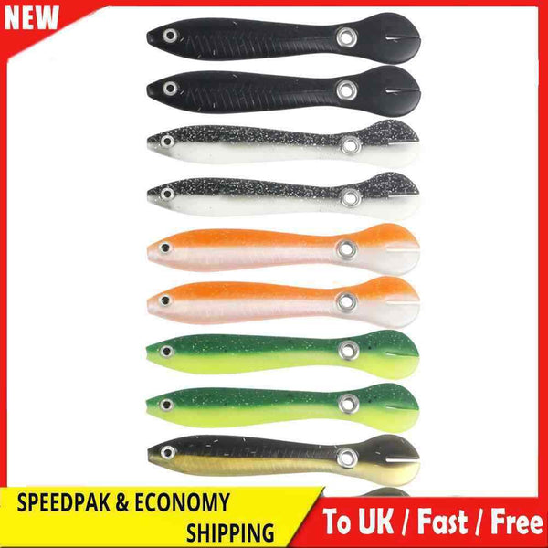 5/10pcs 10cm 6g Bionic Loach Fishing Lures Artificial Soft Baits Fishing Tackle