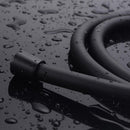 1.5m Flexible Matte Black PVC Shower Hose Bathroom Explosion-proof Pipe