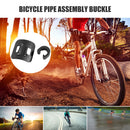 5pcs Bicycle C Clips MTB Bike Brake Line Case Cable Tube Fixed Base (Black)