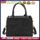 Lady Felt Portable Shoulder Message Bag Women Casual Solid Clutch Purse Handbags