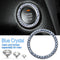 40mm/1.57in OD Car Auto Start Switch Button Decorative Diamond Ring(Blue)