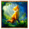 5D DIY Diamond Painting Forest Fox Cross Stitch Embroidery Rhinestones Kits