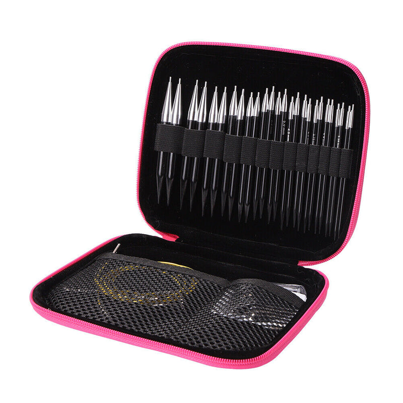 Knitting Needles Set Removable DIY Crochet Hook Sweater Carpet Hedge Weaving