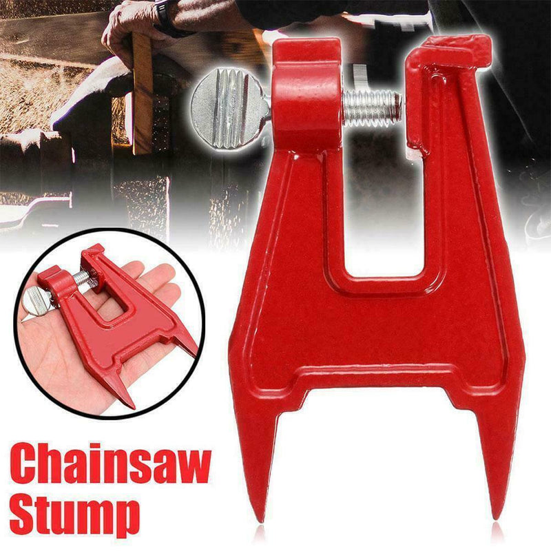Stump Vise Professional Chainsaw Saw Chain Sharpening Filing Tool Clamp Bar K7O0