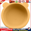 Kids Silicone Plate Baby Bowl with Suction Non-Slip BPA Free Dish (Yellow) Newly