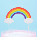 Flag Party Supplies Birthday Cake Decoration Rainbow Large Cake Topper