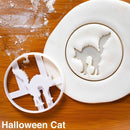 Witch Cat Pumpkin Shaped Biscuit Mold Cookie Embosser Mold Halloween Party