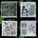 Paper Cards Walls Painting Embossing Template Scrapbooking Layering Stencils