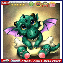 Diamond Painting Cyan pterosaur Full Square Rhinestone Wall