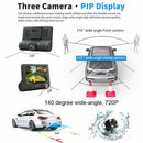DVR Dual Lens Dash Cam Car Camera Video Recorder Camera 3 Lens Camera Dash Cam