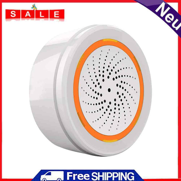 Tuya ZigBee Siren WiFi Wireless Sound Light Alarm Sensor Support Smart Life Home