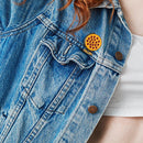 Fashion Science Globe Brooches Badges Women Men Shirts Jacket Ornaments Pin