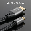 B0305 8K/60Hz Mini DP to DP Cable M/M DisplayPort 1.4 Adapter Cord (2m)
