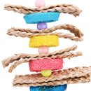 Parrot Toys Pet Bird Bites Climb Chew Toys Parakeet Budgie Hanging Swing