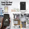 Portable for Air Tag Money Credit Card Wallet Protective Locator Organizer Ca