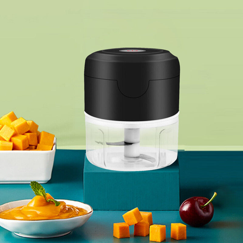 100ml Mini USB Electric Meat Ginger Food Chili Vegetable Crusher Kitchen Cutter