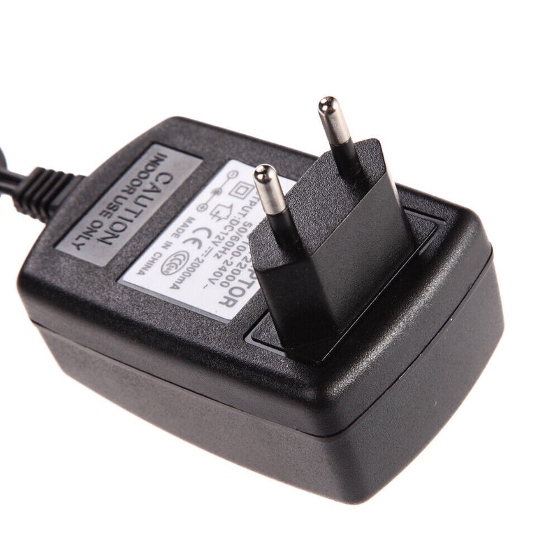 EU Male AC 100-240V Converter Adapter DC 5.5 x 2.5MM 12V 2A 2000mA Charger