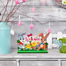 Wooden Easter Egg Easter Chick Valentines Day Gifts Happy Easter Ornament P8I5