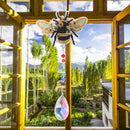 DIY 5D Mosaic  Jewelry Diamond Painting Window Wind Chime (Bee)