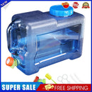 12L Water Bucket Driving Outdoor Camping Water Tank Container with Faucet