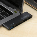For Computer PC USB 3.0 HUB Converter Dock 3 USB 3.0 SD TF Card Reader Splitter