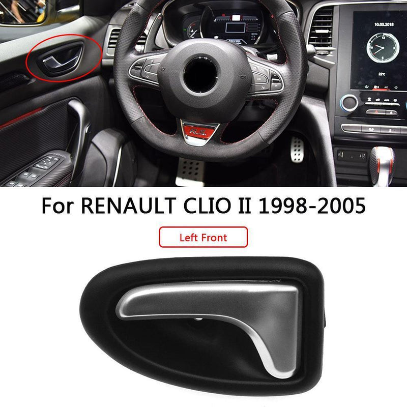 Interior Door Handle for Renault Clio II Megane I Scenic I Chrome (Left)